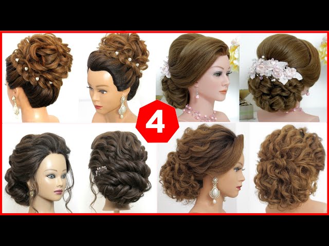 New Modern and Stylish Wedding & Party wear Hairstyles and Looks for Women