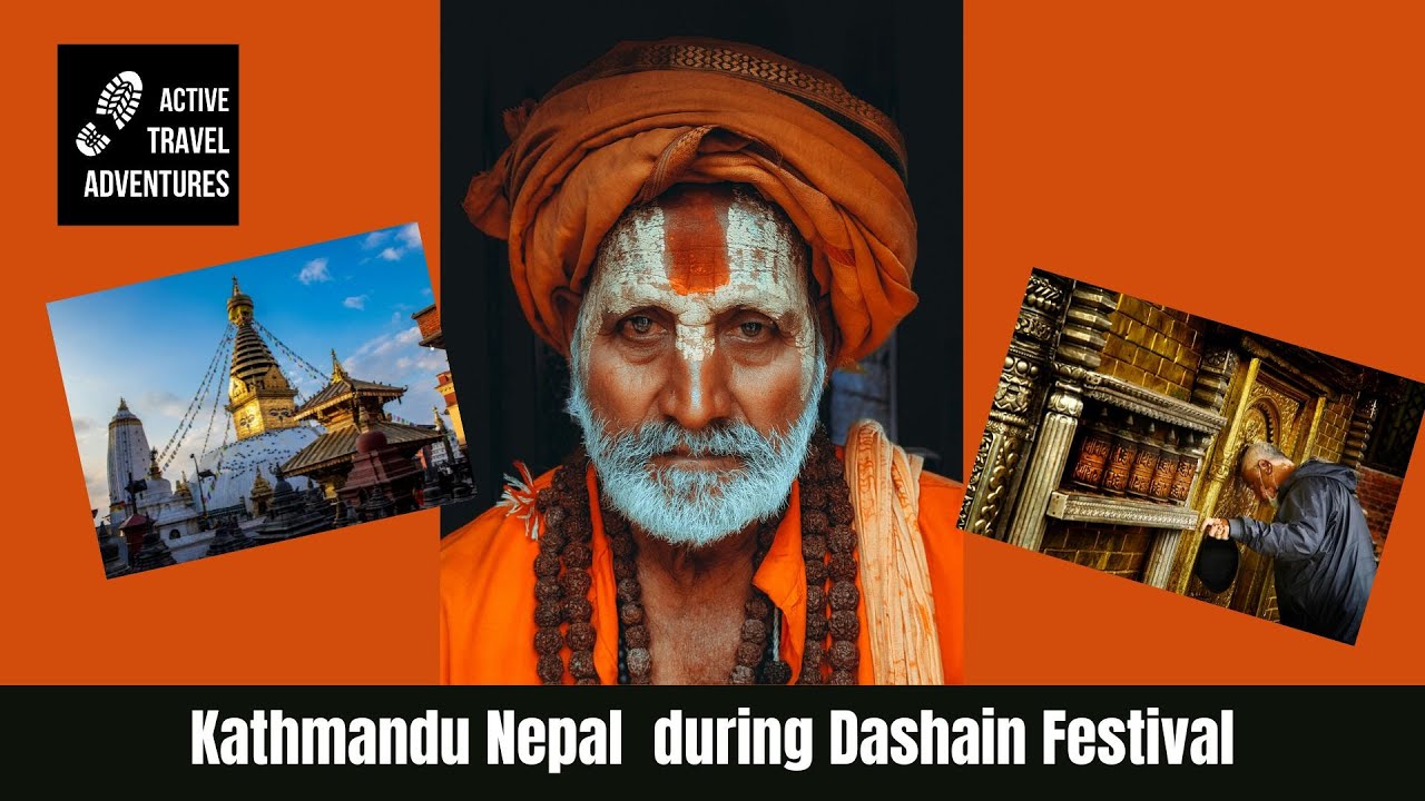 Kathmandu in Nepal during Dashain Festival