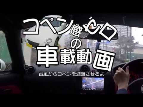 【ゆっくり動画】コペン感ゼロの車載動画 ３回目 コペンを台風19号から避難させるよ。【車載動画】