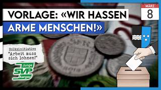 «Arbeit muss sich lohnen!» | Aargauische Volksinitiative, 8. März 2026