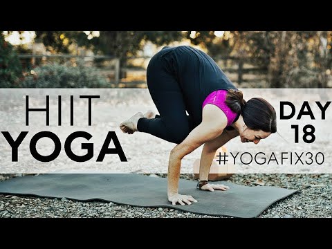20-minute-hiit-yoga-with-crow-pose-(bakasana)-day-18-|-fightmaster-yoga-videos