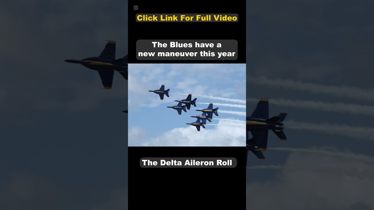 Blue Angel Delta Aileron Roll 