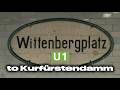 Berlin POV Walks | U1 Wittenbergplatz to Kurfürstendamm | One stop at a time | Real City Sounds