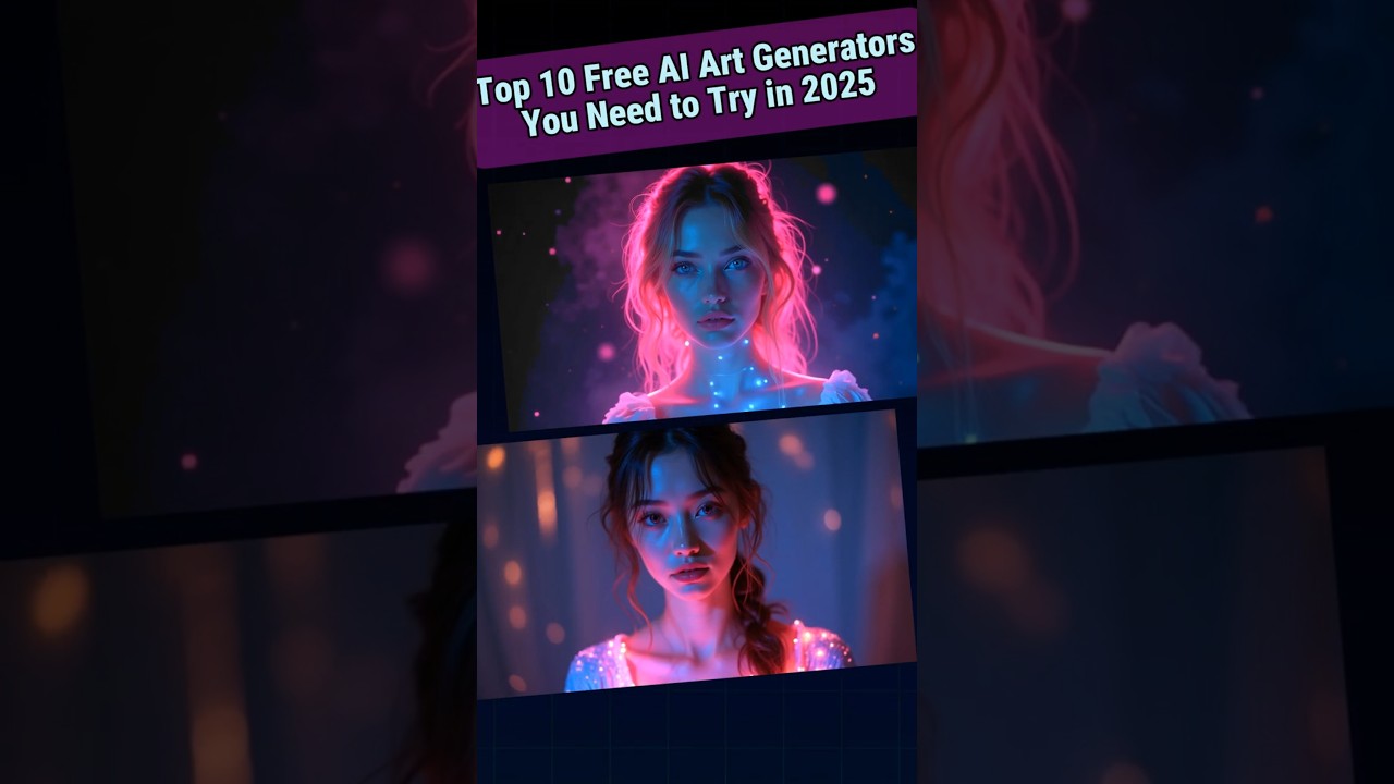 Top 10 FREE AI Art Generators You MUST Try in 2025! 🖼️ (Create Stunning Art Fast!) 