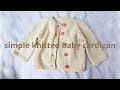 Knitted baby raglan cardigan step by step aticu cardigan by seventhsedge size 03 months