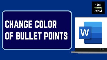 How to Change the Color of Bullet Points in Microsoft Word
