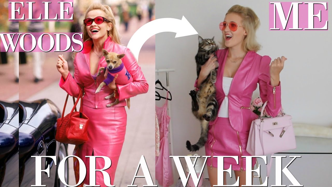 I Dressed Like Elle Woods From Legally Blonde For A Week Youtube 