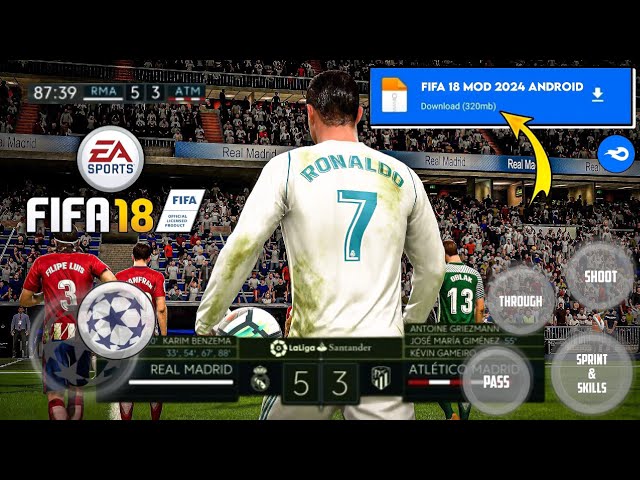 How to download FIFA 18 on android  best football game for ppsspp 