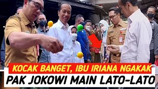 Momen Kocak Ketika Pak Jokowi Main Lato-lato, Ibu Iriana Sampai Ngakak
