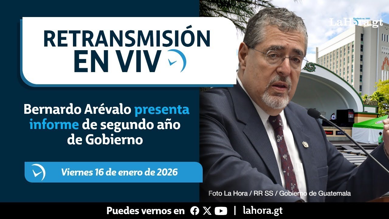 Retransmisión: Bernardo Arévalo presenta informe de segundo año de Gobierno
