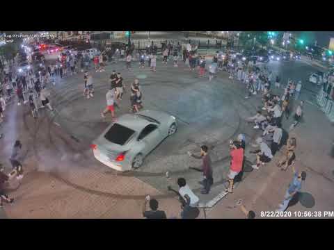 WATCH: Authorities Bust Newark Flash Mob As Cars Do Doughnuts Inches From Spectators