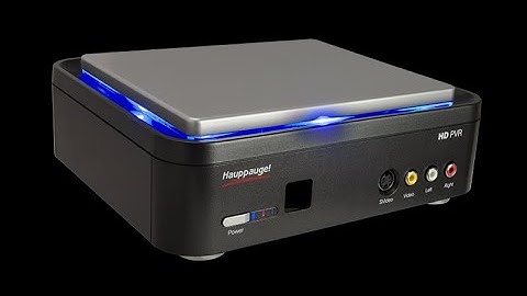 How to Record and Stream RCA or Component Video with an HD PVR