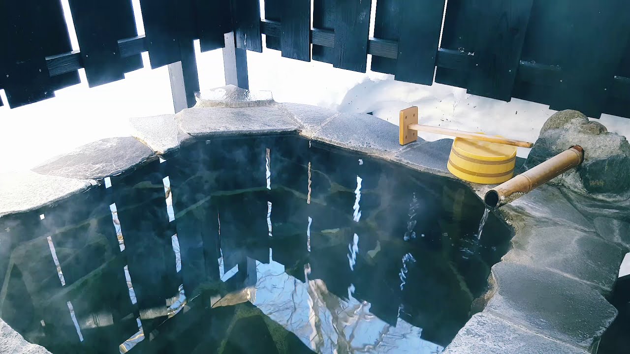 Japanese Onsen ASMR Ambience 🌿🌛 Relaxing Spa Sounds For Sleep, Relax Or Focus In A Japanese Inn