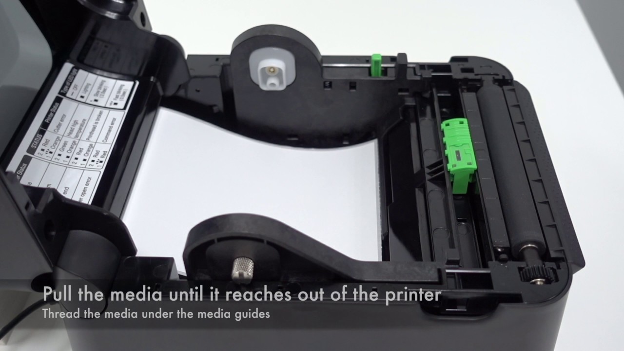 SATO WS4 Media Loading - Fanfold Media - YouTube