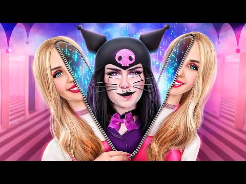 Перевоплощение с гаджетами из TikTok! Из Барби в Куроми! Из Энид в Уенсдей Аддамс!