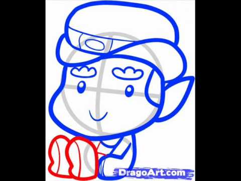 how to draw a leprechaun step by step 0001 - YouTube