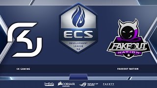 SK Gaming vs FakeOut Nation - Map 1 - Train (ECS Season 2 Developmental League)