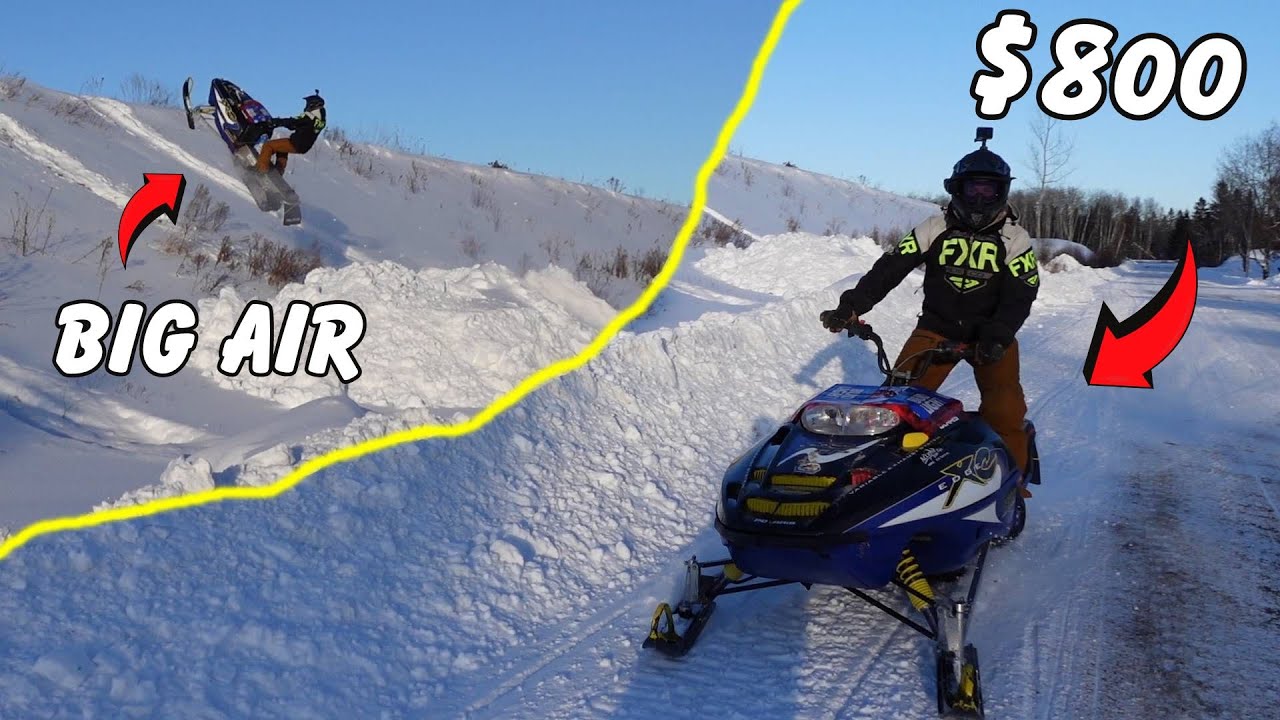 Testing the CHEAPEST snowmobile on MARKETPLACE YouTube