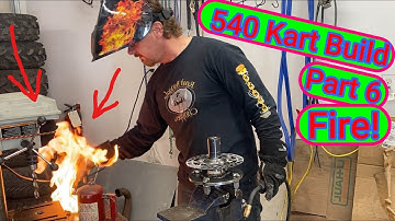 540 2 Stroke Powered  Kart/Buggy Build Part 6, Fire!! Mini Sand Rail, Cross Kart? #BuiltNotBought