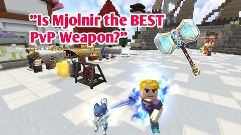 Is Mjolnir the Best PvP Weapon in Skyblock Blockman GO?
