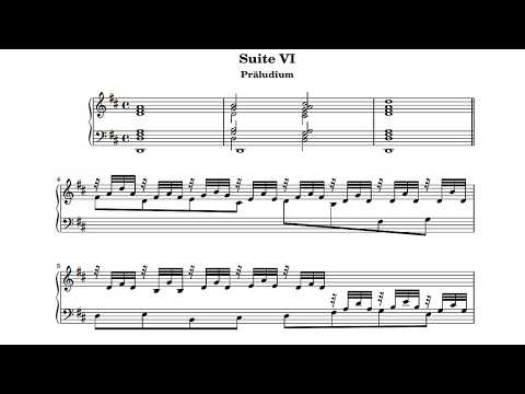 JCF Fischer: Suite No. VI in D Major (Les pièces de clavessin, Op.2) - Edith Picht Axenfeld, 1962