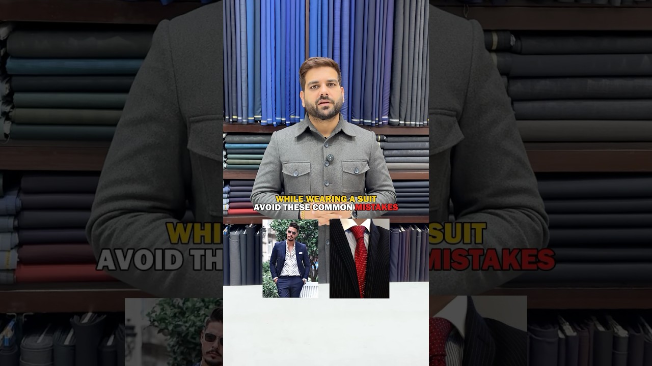 Shirt and tie mistake with suit🤵&zwj;♂️🤔