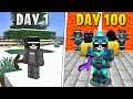 I Survived 100 Days in HARDCORE Minecraft [UNCUT FULL MOVIE]