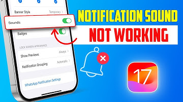 Fix iPhone Notification Sound Issues after the IOS 17 update | No Sounds for notification on iPhone