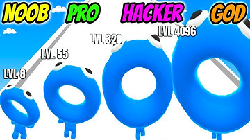 NOOB vs PRO vs HACKER vs GOD - Squishy Round!