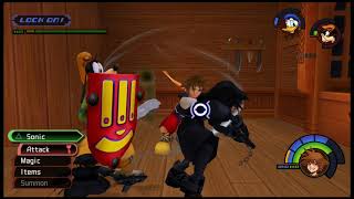 Sora vs Shadow Sora Kingdom hearts Final Mix