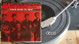Herman's Hermits - I'm Into Something Good, 1964, Columbia - DB 7338, Vinyl, 7", 45 RPM, Single
