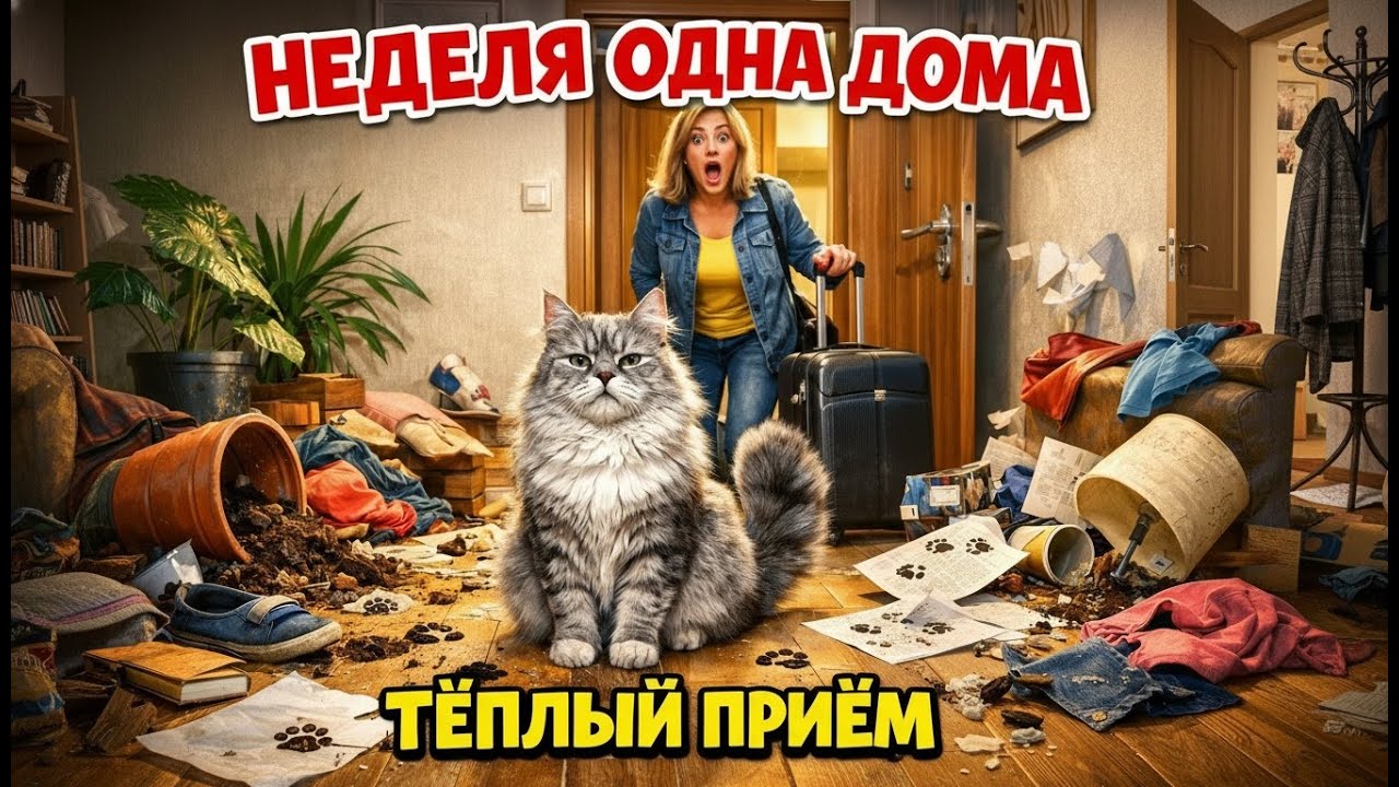 Она вернулась домой через 7 дней. Кошка устроила ей 