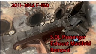 2011-2014 Ford F-150 5.0L V8 Passenger Side Exhaust Manifold Replacement (Part 1: The Removal)