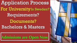 STUDY IN SWEDEN | How to apply to a University in Sweden |  Bachelors &amp; Masters Programmes in Sweden