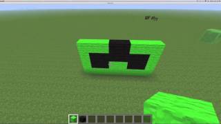 minecraft creeper head tutorial!!!!
