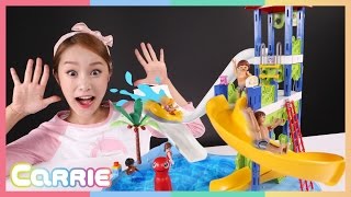 캐리의 플레이모빌 워터슬라이드 피규어 장난감 놀이 CarrieAndToys screenshot 5