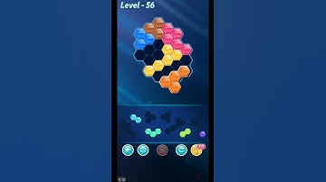 BLOCK HEXA PUZZLE LEVEL 56 ANSWERS REGULAR B LEVEL PACK