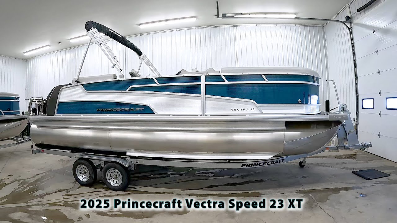 New 2025 Princecraft Vectra Speed 23 XT Pontoon at Harvey RV & Marine |  Bangor, ME | #17350
