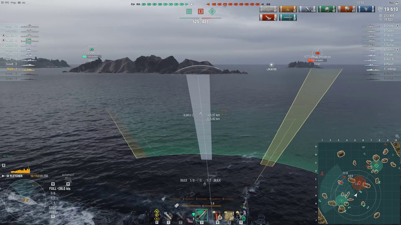 Fletcher - 7 kills and lose.