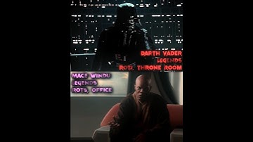 Darth Vader VS Mace Windu | Legends #starwars #shorts #trending