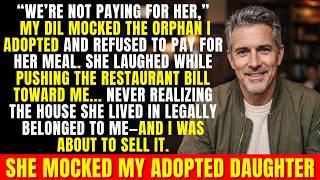 “We’re Not Paying for Her,” My DIL Told the Waiter—When the Bill Came