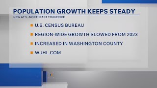 Census: Northeast TN population up 4.2% since 2020, now 532,283