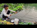 Best Hook Fish Hunting Video 2023 | Village Boy Fishing By Hook In River