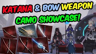 [PSO2:NGS] Katana and Bow Weapon Camo Show Case