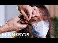 I Got Curly Bangs For The First Time | Hair Me Out | Refinery29