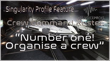 "Organise a crew" William Shatner doing all the work! Elite Dangerous PC.