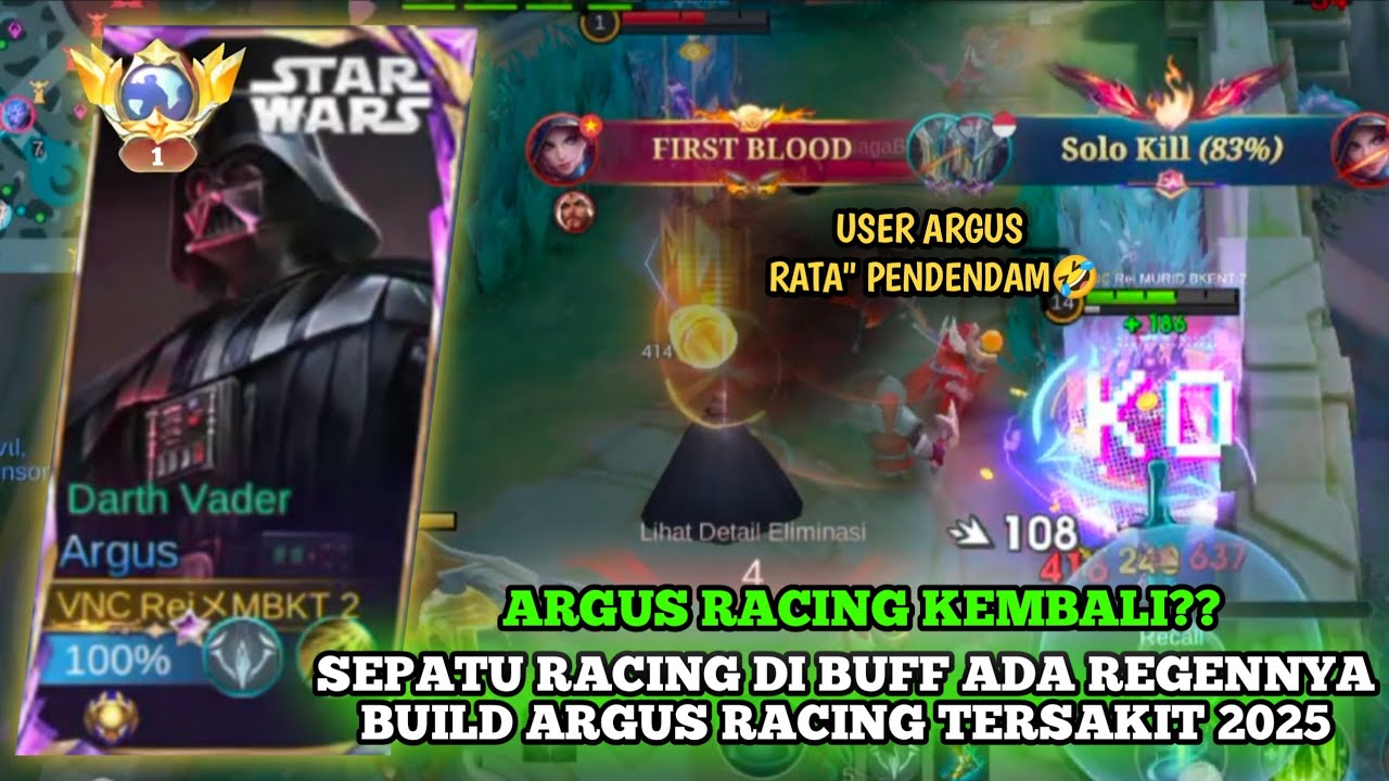 ARGUS RACING KEMBALI DENGAN MODE LOCK?? BUILD ARGUS RACING TETAPI SAKIT ...