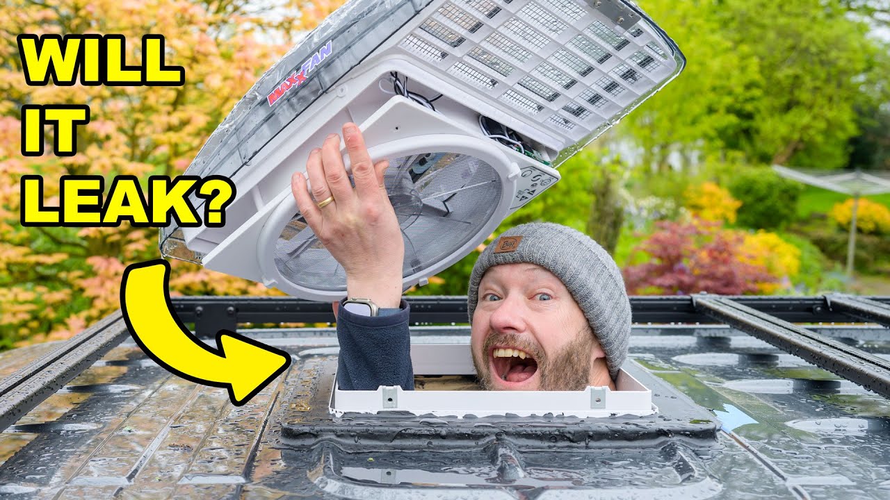 CONVERTING a NEW VW CRAFTER  Fitting a roof vent  Van conversion