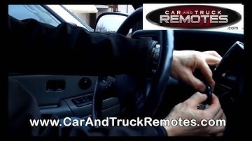 Chevy Silverado Replacement Remote Programming 1999 2006