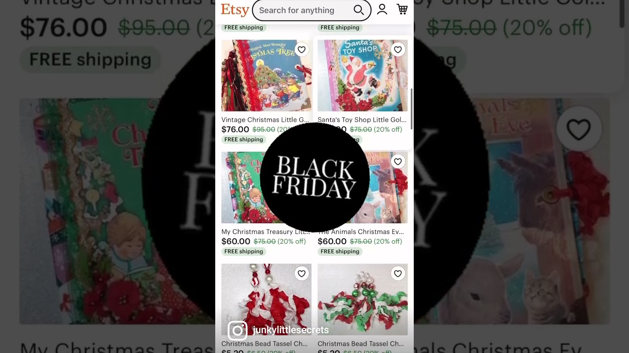 🚨BLACK FRIDAY SALE!🚨 jUNkyLittleSecrets is 20% OFF!🎆